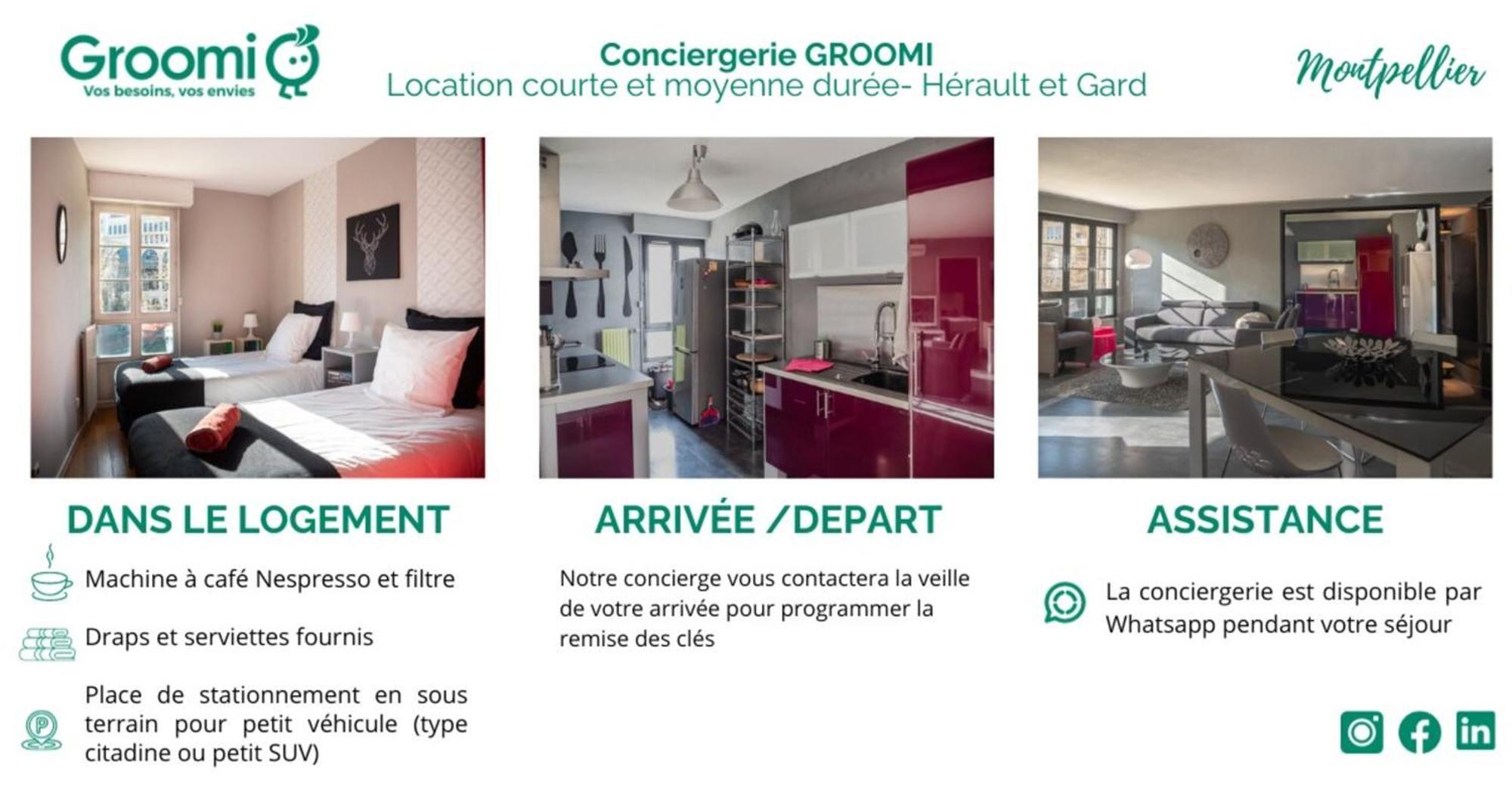 L' Antigone - Air Conditioning Wifi And Parking! Montpellier Esterno foto